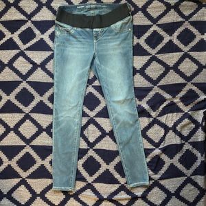 Front Low Panel Maternity Skinny Jeans